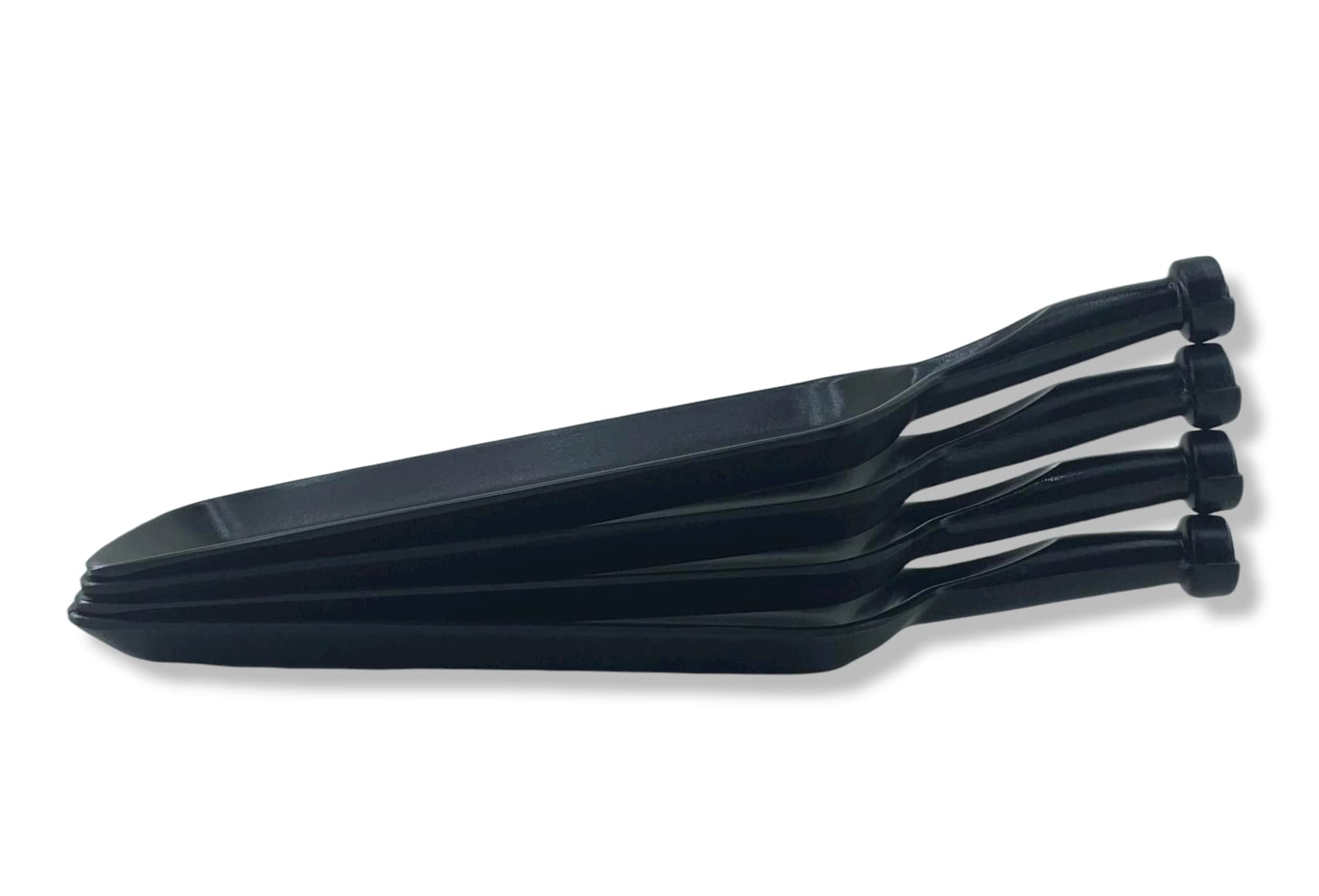 ECOSPIT CONTAINER Melamine Bat Shape Snacks And Sweets, Serving Platter/Tray For Home, Hotel & Restaurant Kitchen (Matt Black) (